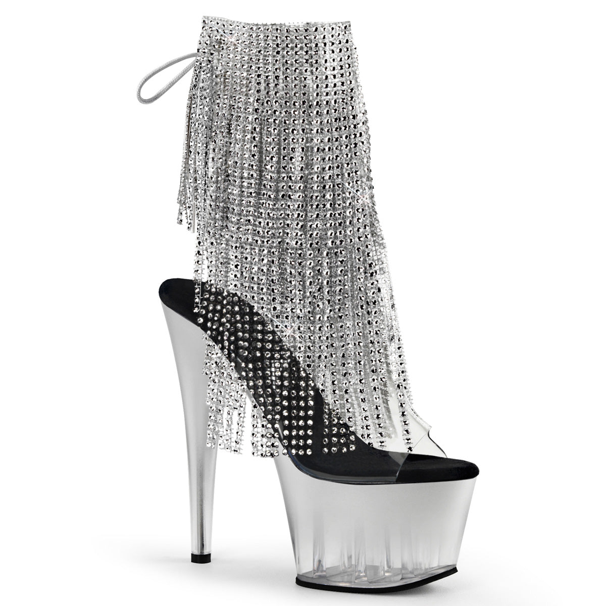 Pleaser Bottines pour femmes ADORE-1017rsft clr-SLV / SLV