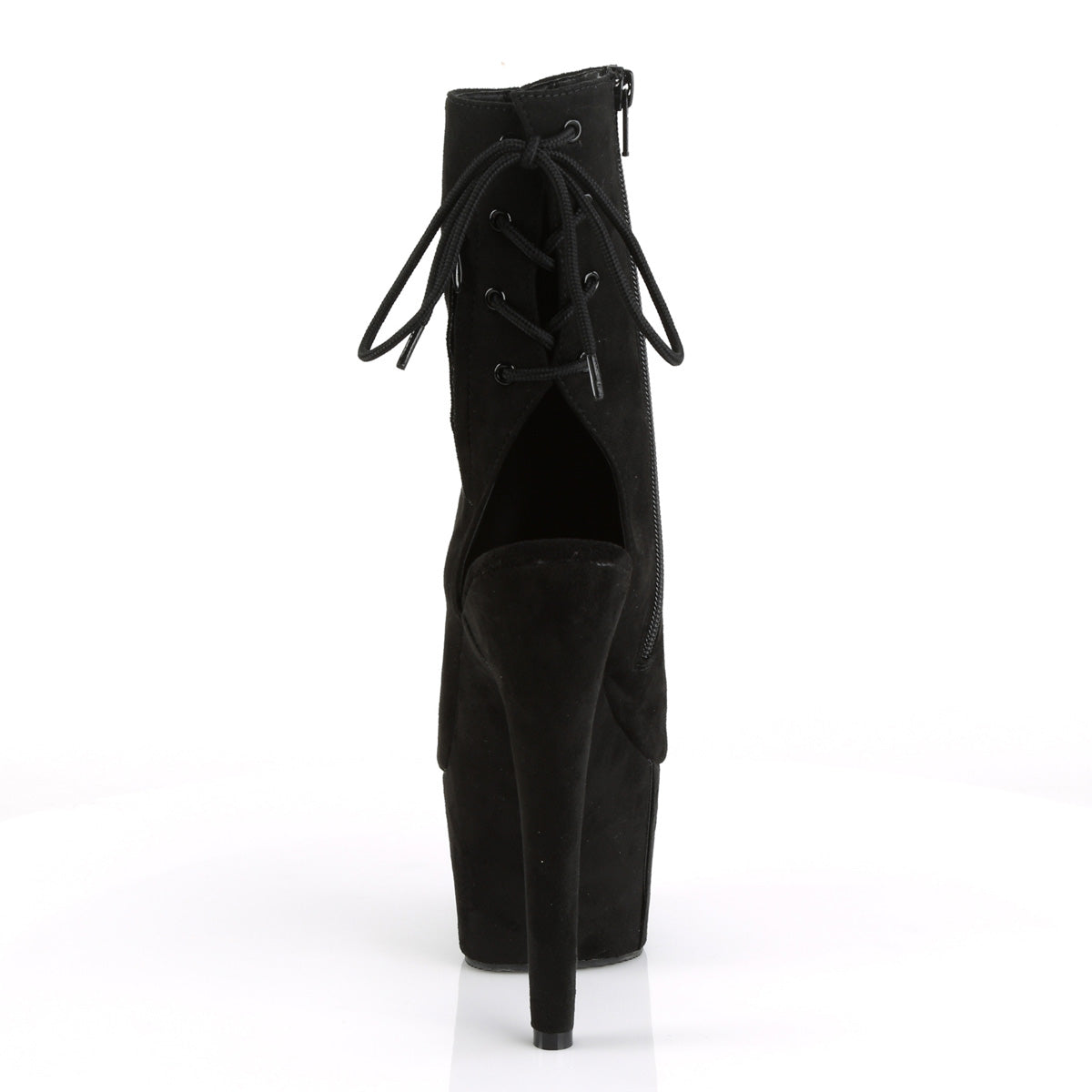Pleaser Bottines pour femmes ADORE-1018FS BLK FAUX SUDE / BLK SUDE