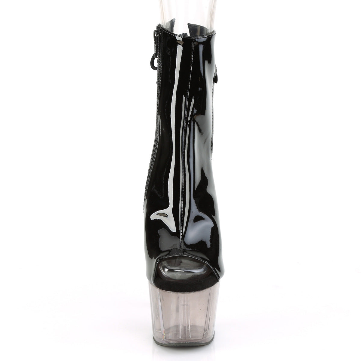 Pleaser Bottines pour femmes ADORE-1018t blk pat / fumée teinté