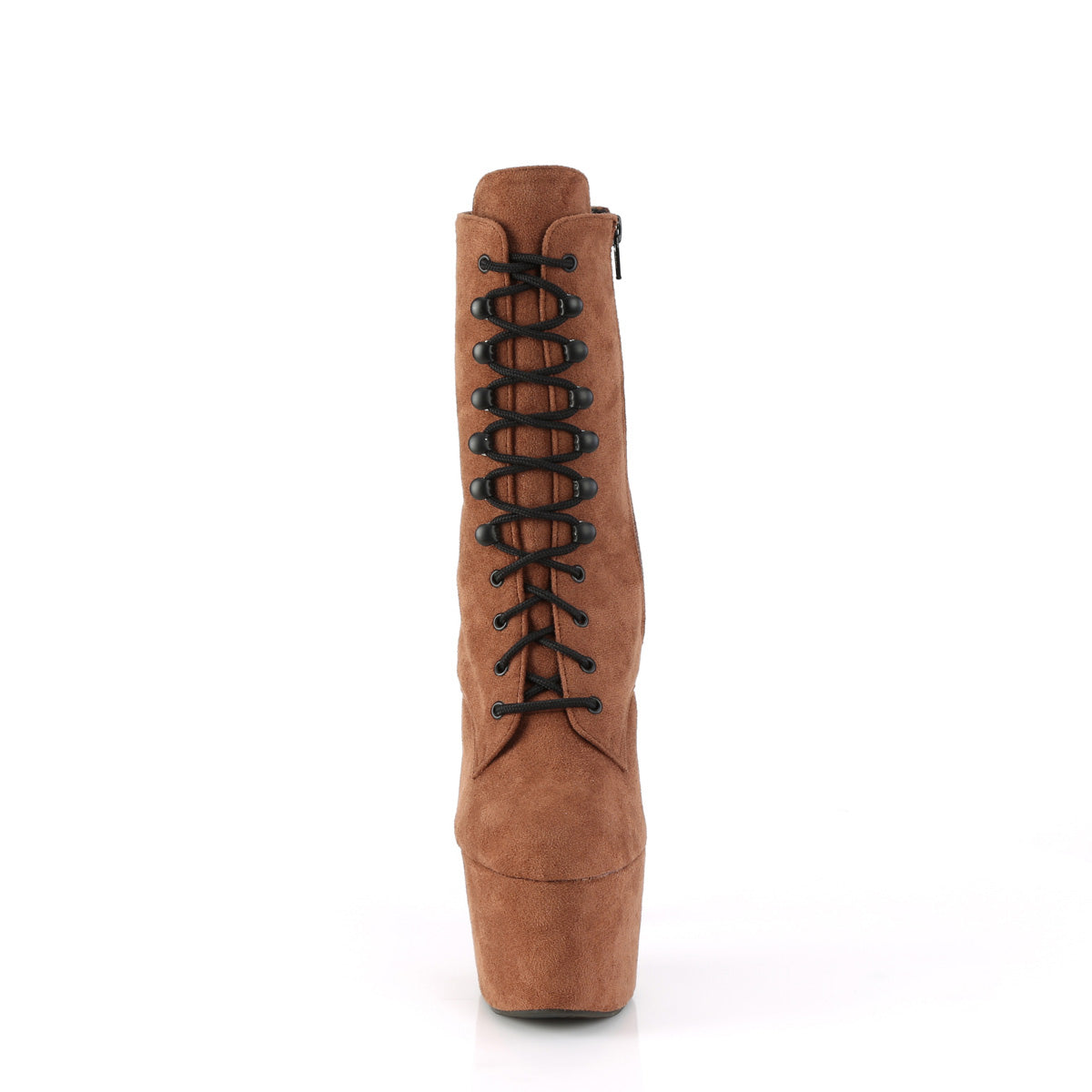 Pleaser Ankle Boots ADORE-1020FS Caramel Faux Suede/Caramel Faux Suede