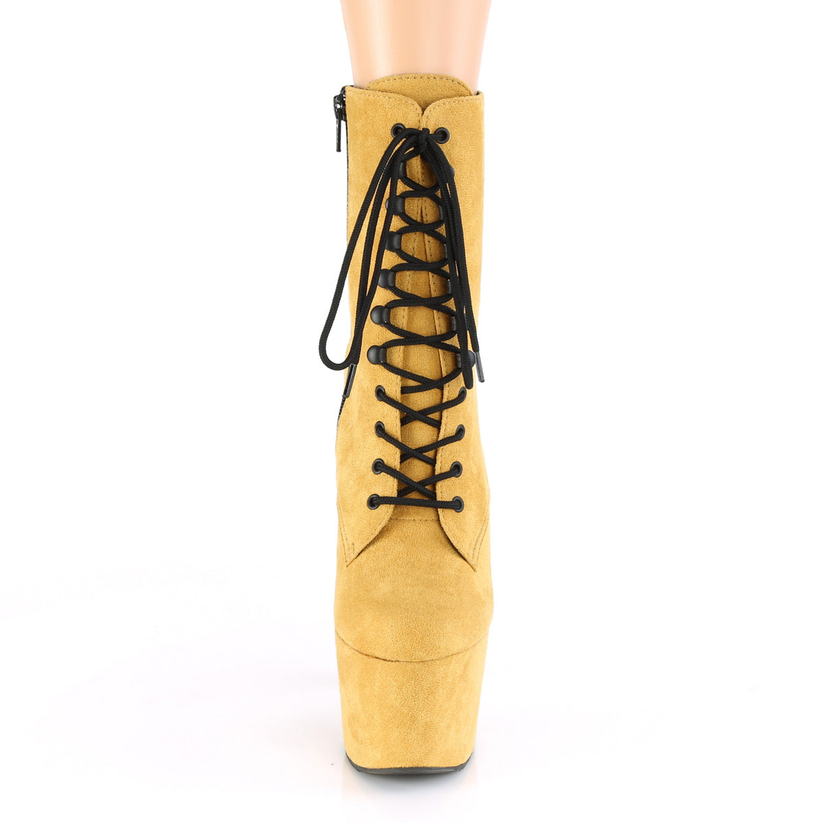 Pleaser Bottines pour femmes ADORE-1020FS Moutarde Faux Suisse / Moutarde Faux Suisse