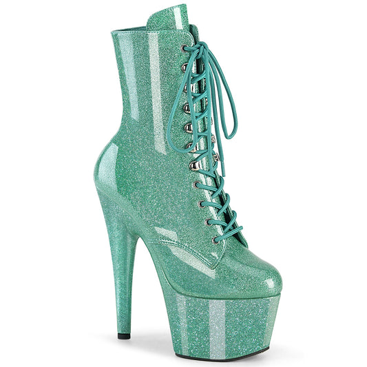 Pleaser   ADORE-1020GP Aqua Glitter Pat / M