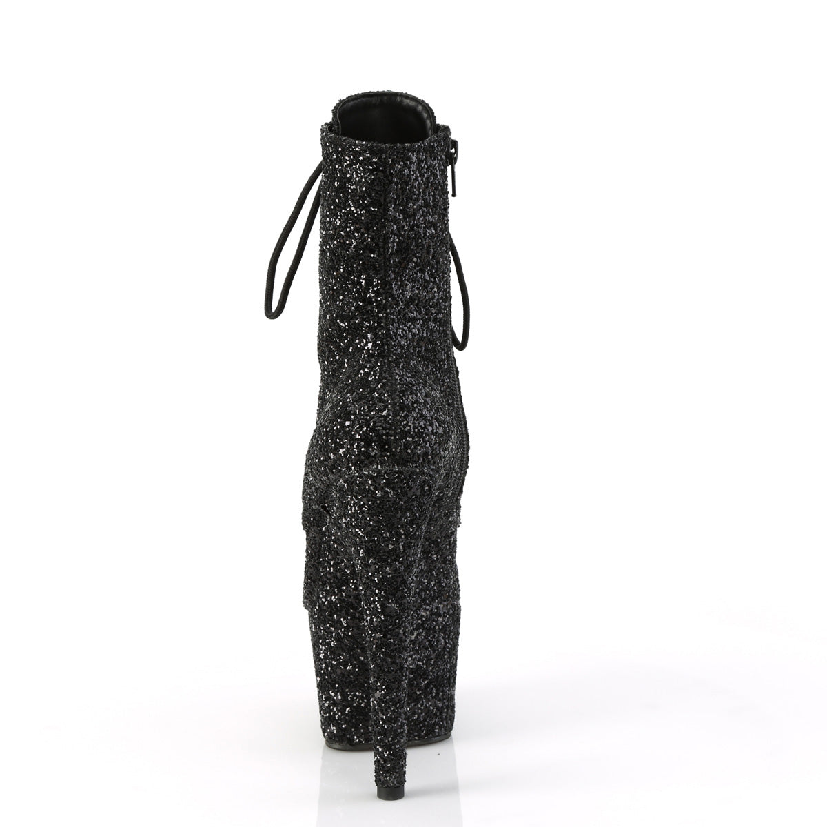 Pleaser Ankle Boots ADORE-1020GWR Blk Glitter/Blk Glitter