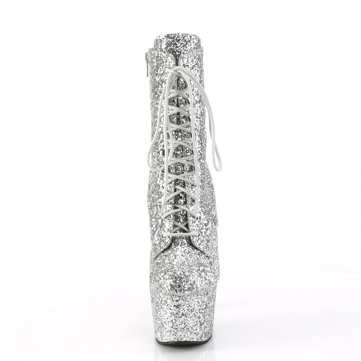 Pleaser Bottines ADORE-1020 GWR Silver paillettes / paillettes argentées