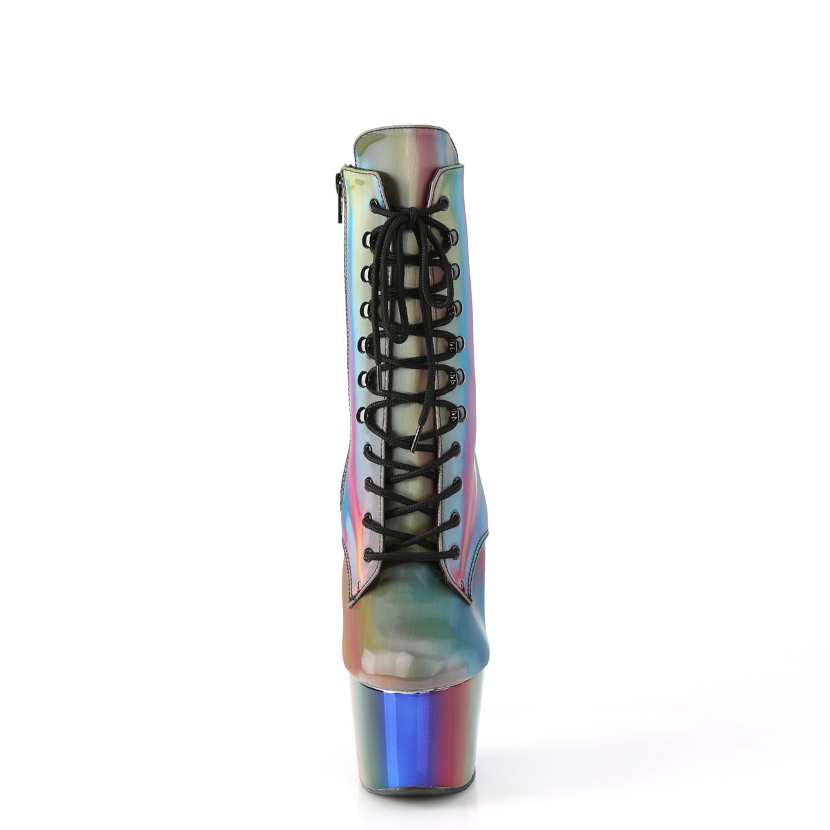 Pleaser Bottines pour femmes ADORE-1020rc-réfl Rainbow Réfléchissant/Rainbow Chrome