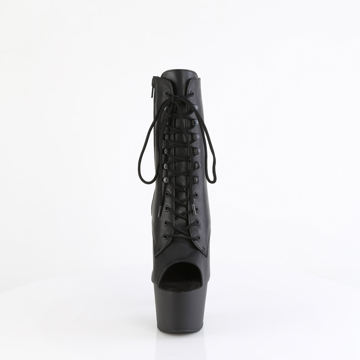 Pleaser ADORE-1021 Blk Leather / Blk Matte
