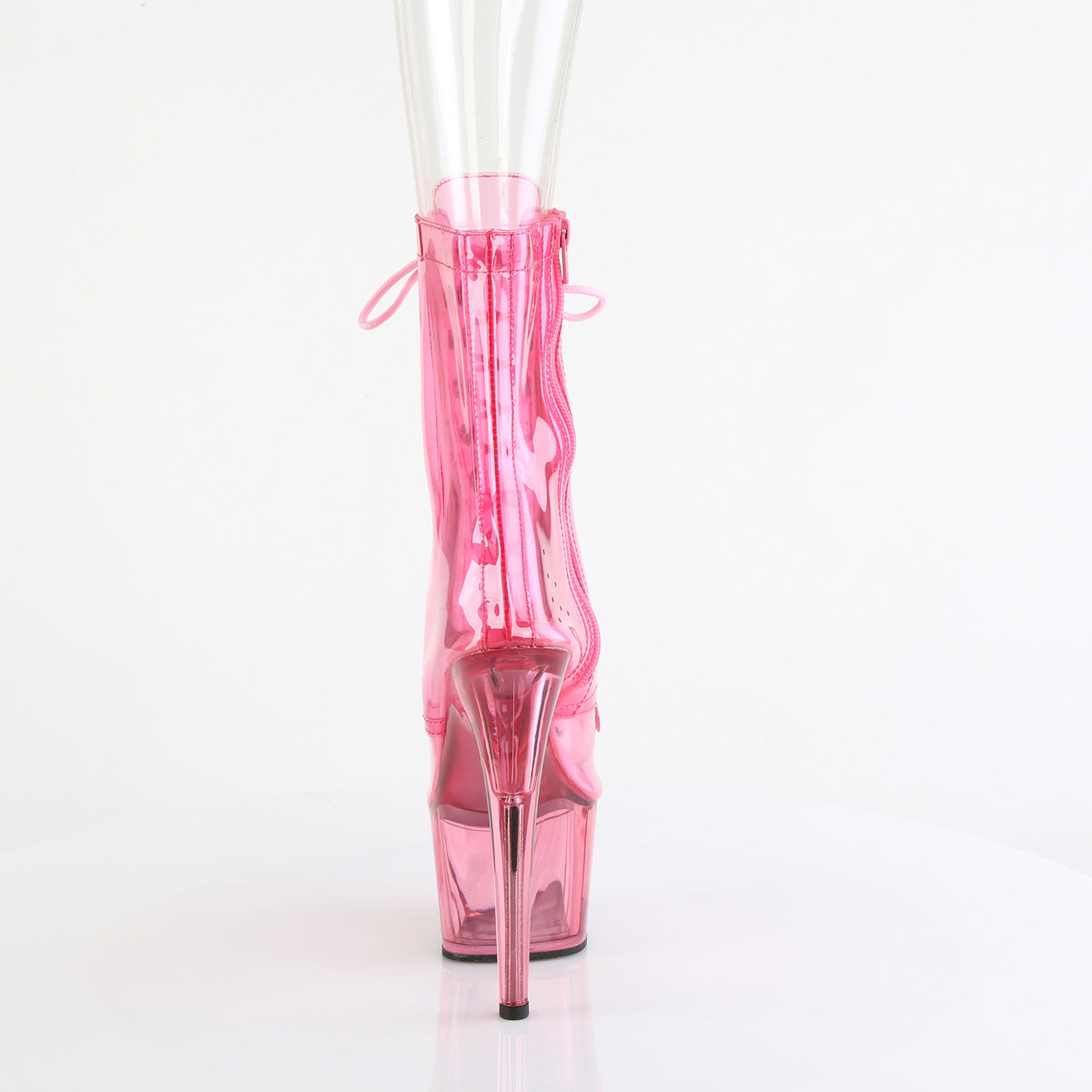 Pleaser ADORE-1021C-T B. PVC translucide rose / b.g. Rose teinté