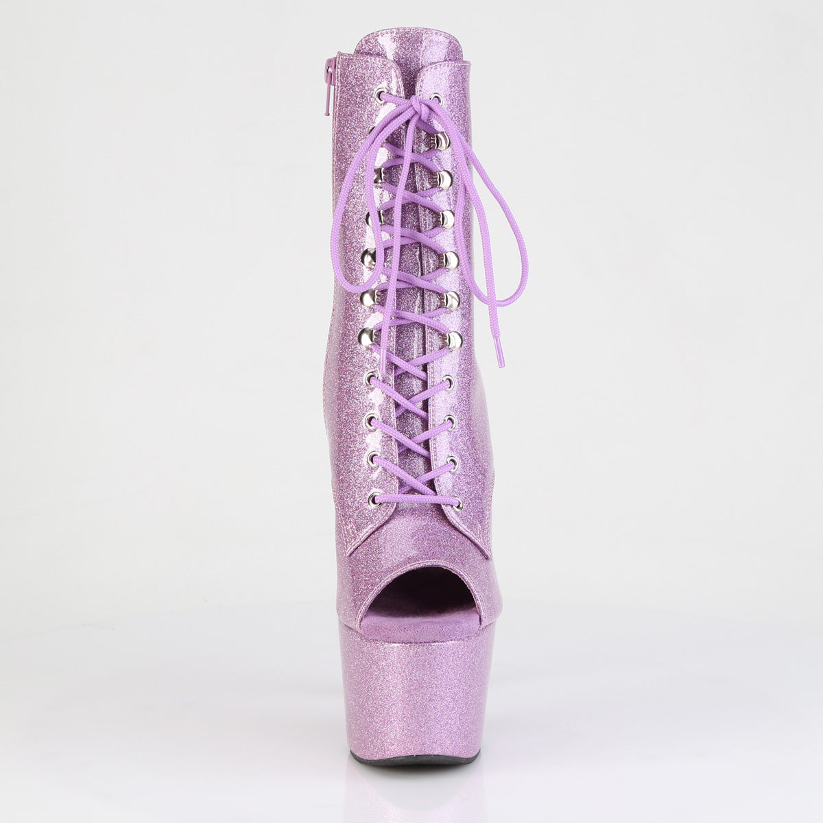 Pleaser Women's Platform Shoes ADORE-1021GP Lilac Glitter Pat/M