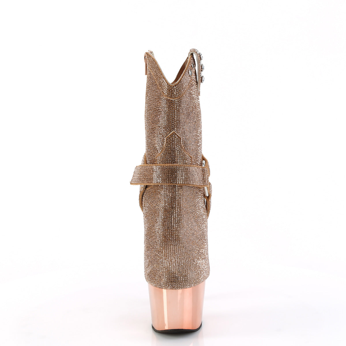 Pleaser Bottines ADORE-1029Chrs Rose Gold RS / Rose Gold Chrome