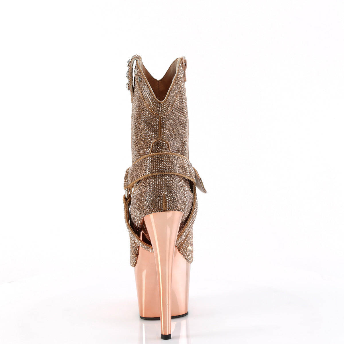 Pleaser Bottines ADORE-1029Chrs Rose Gold RS / Rose Gold Chrome