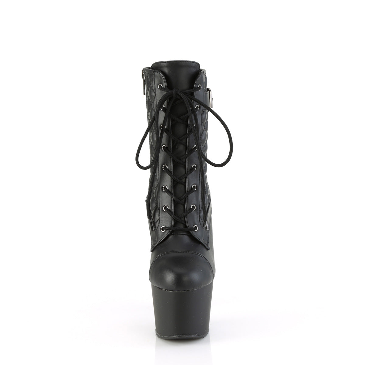 Pleaser ADORE-1033 BLK FAUX LE / BLK MATTE