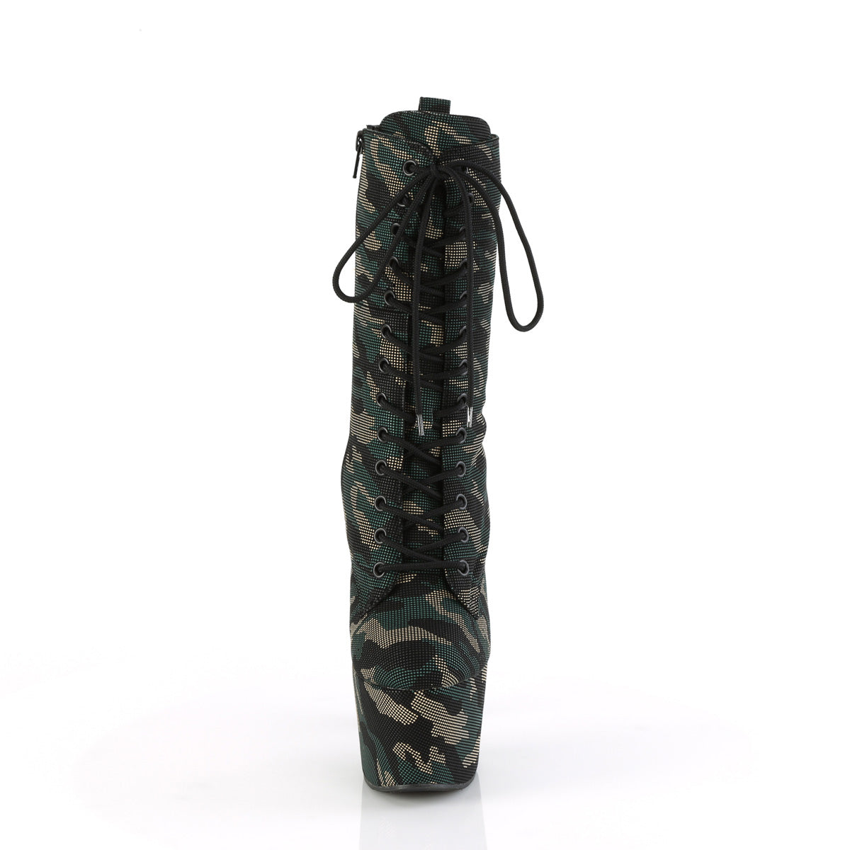 Pleaser ADORE-1040CMD Green Camo Faux Leather/Green Camo Faux Leather