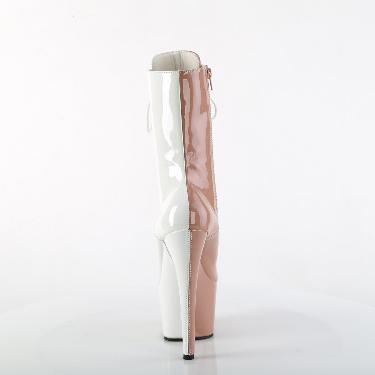 Pleaser ADORE-1040tt blush-wht pat / blush-wht
