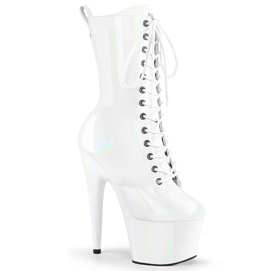 Pleaser   ADORE-1040wr-hg wht holo pat / m