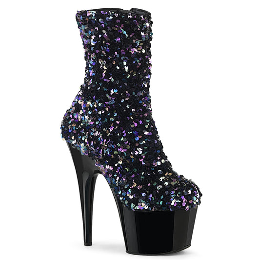 Pleaser   ADORE-1042SQ BLK Multi Sequins / BLK