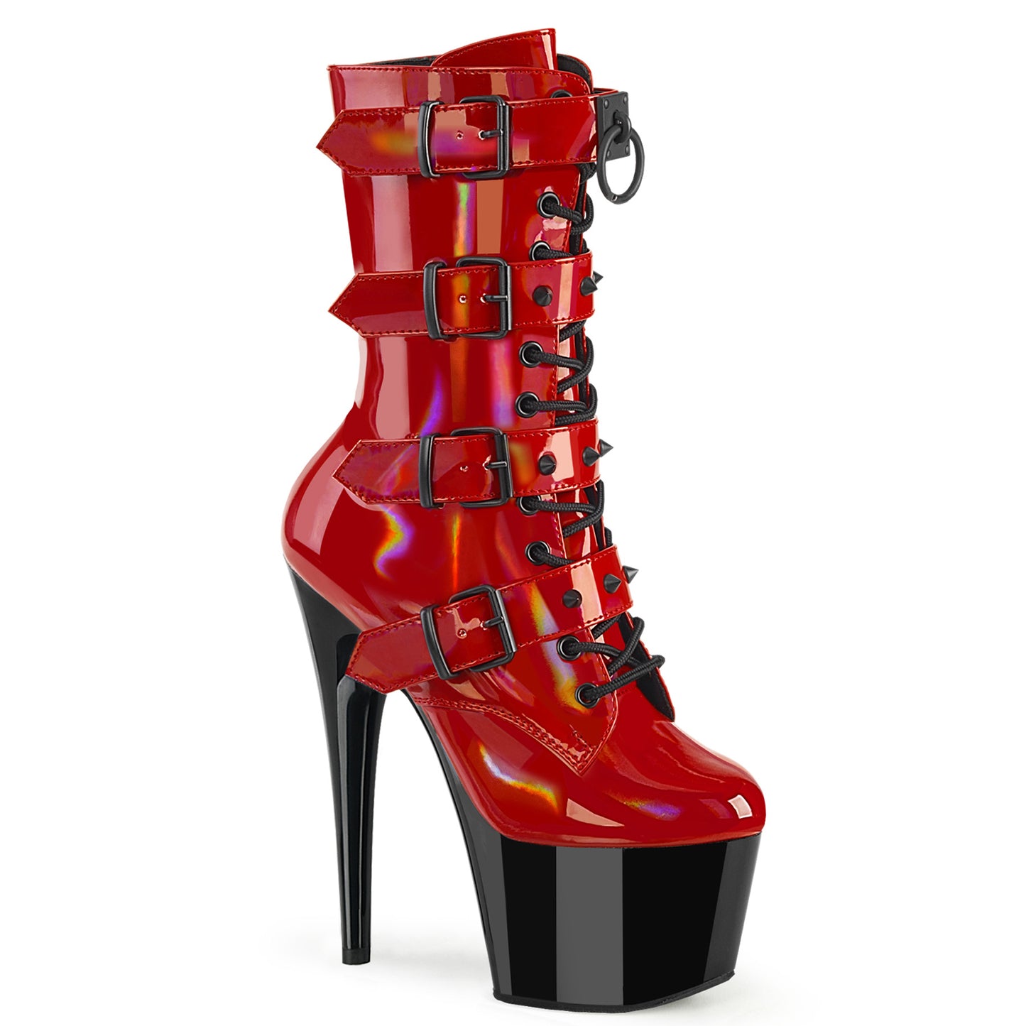 Pleaser ADORE-1046TT Holo Red Holo / Blk