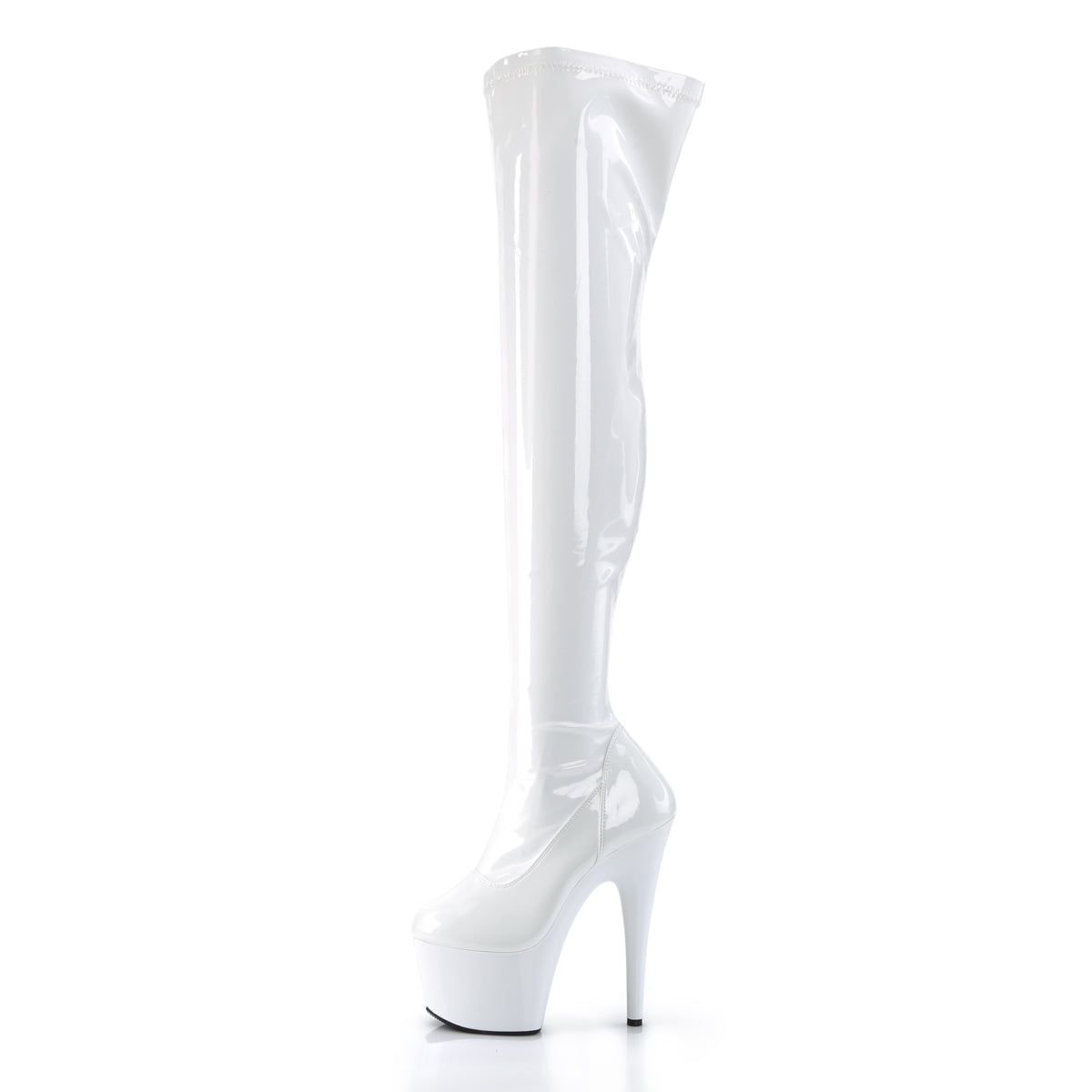 Pleaser Bottes pour femmes ADORE-3000 wht str pat / wt