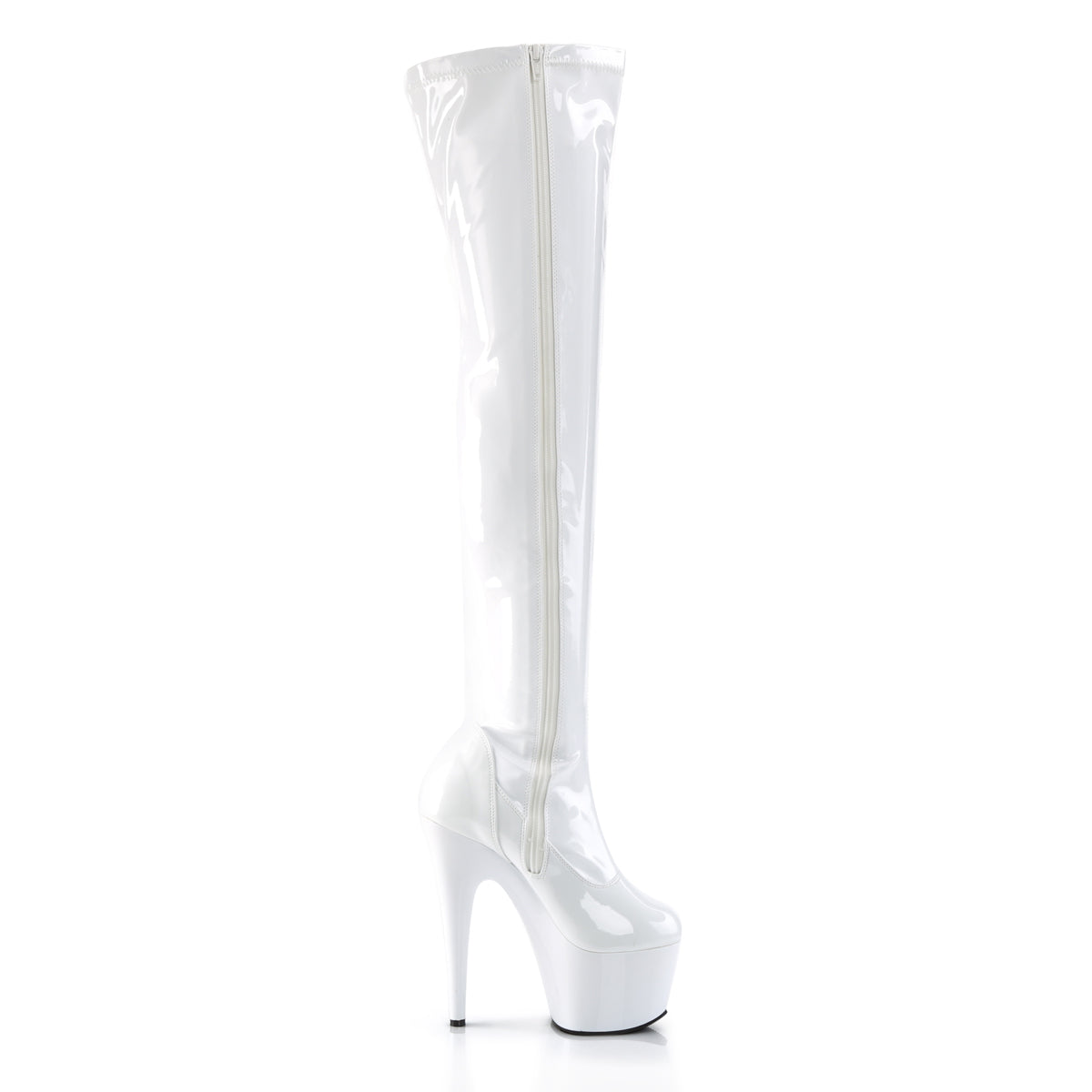 Pleaser Bottes pour femmes ADORE-3000 wht str pat / wt