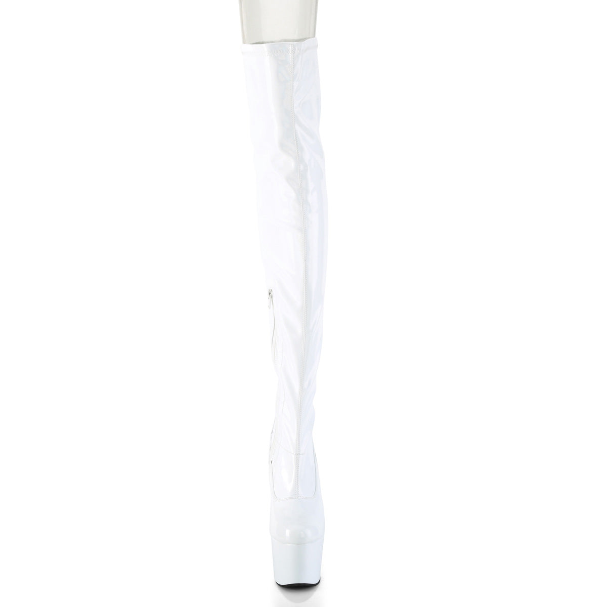 Pleaser Bottes pour femmes ADORE-3000hwrw wht str. Holo / wht holo