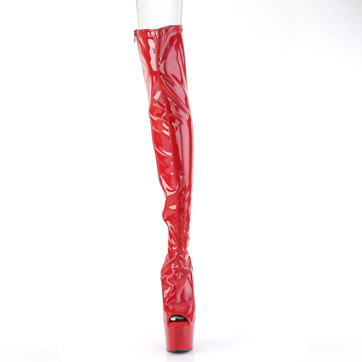 Pleaser ADORE-3011hwr Red Str. Holo / Holo rouge