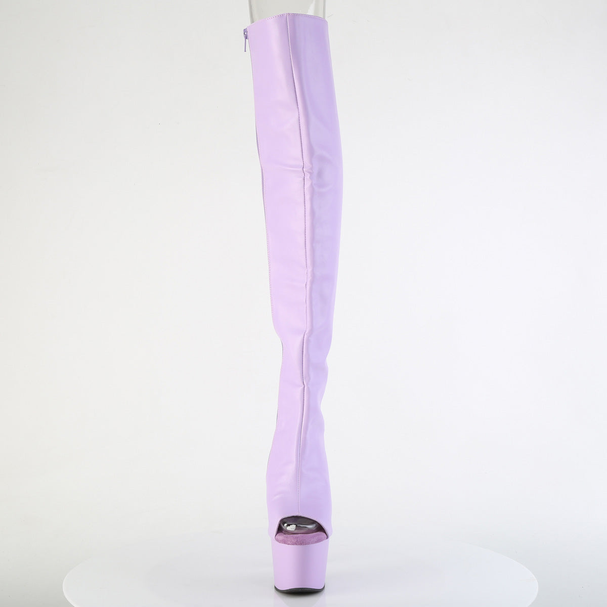 Pleaser Women's Platform Shoes ADORE-3019 Lavender Faux Leather/Lavender Matte