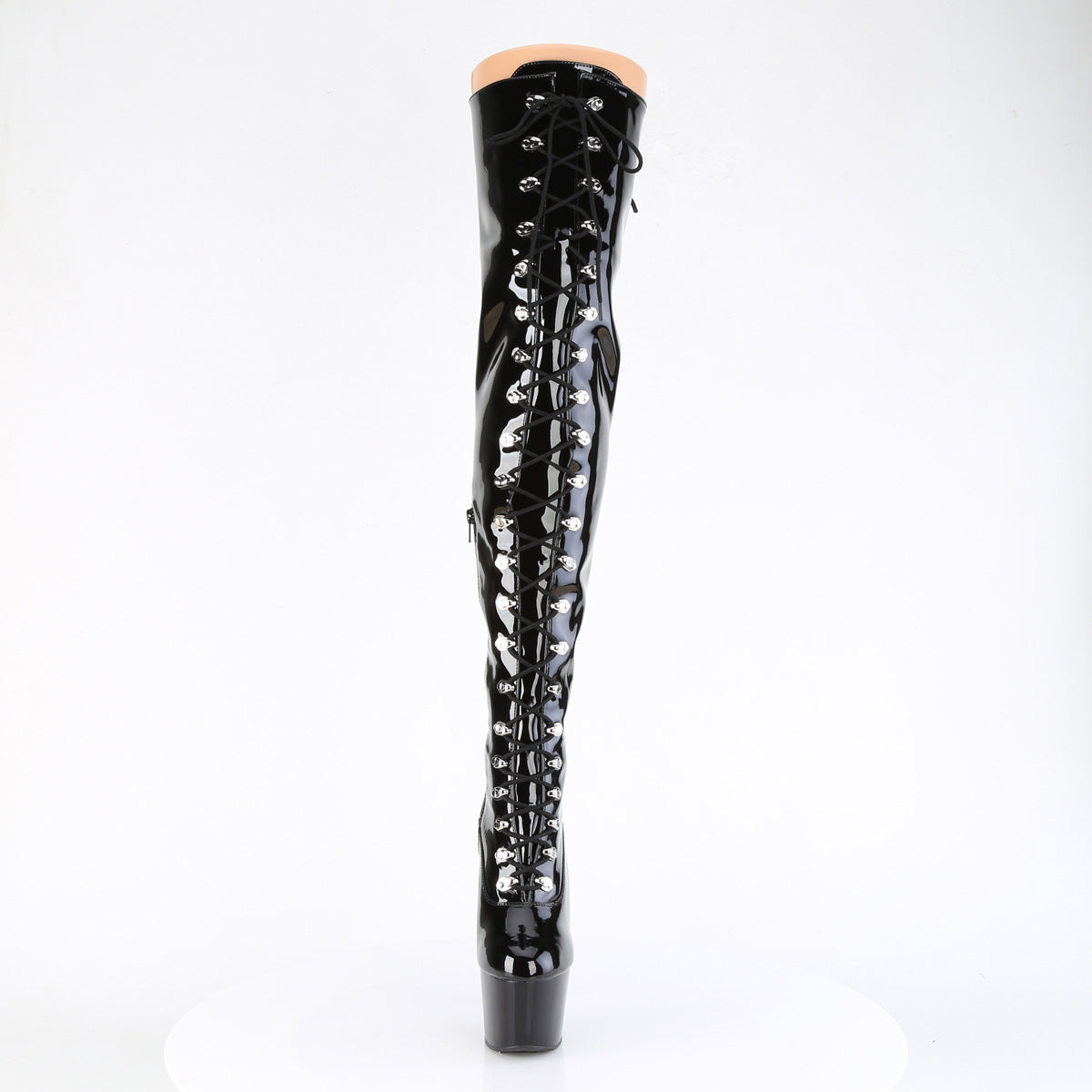 Pleaser ADORE-3022 BLK STR PAT / BLK
