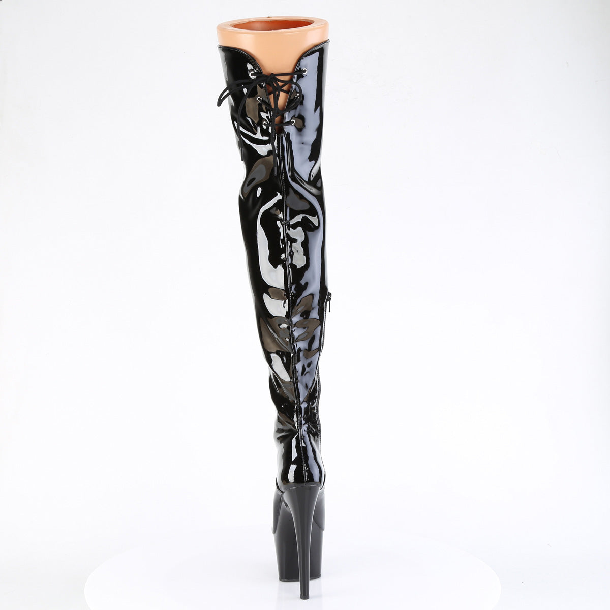 Pleaser ADORE-3022 BLK STR PAT / BLK