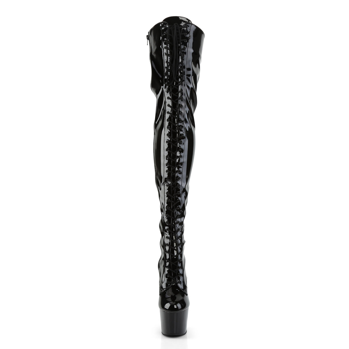 Pleaser Bottes pour femmes ADORE-3023 blk str pat / blk