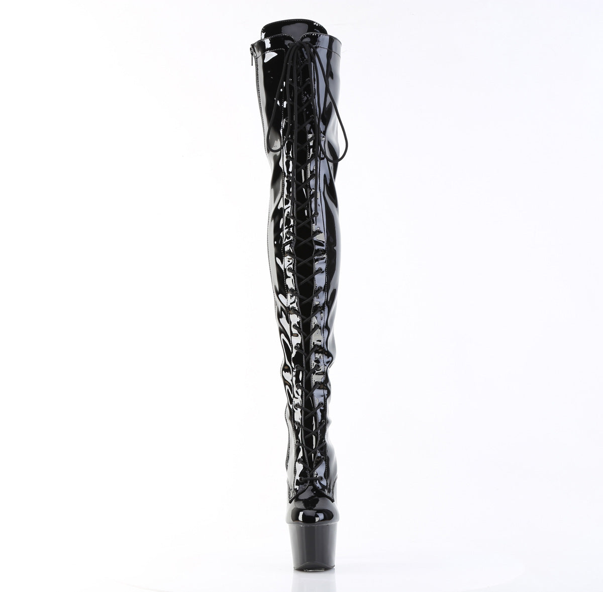 Pleaser Bottes pour femmes ADORE-3023 blk str pat / blk