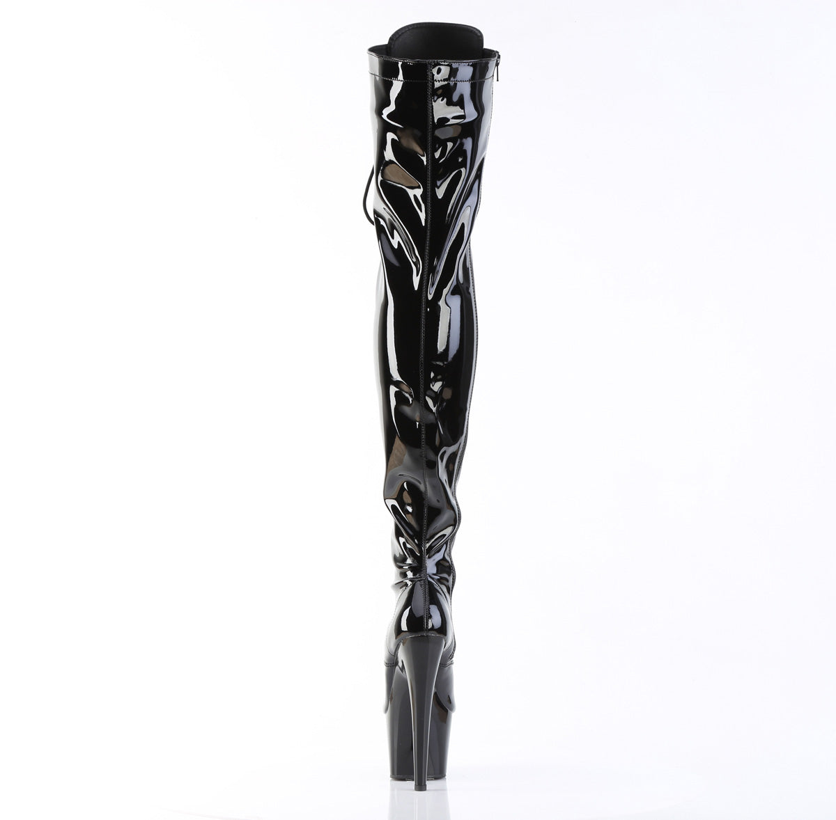 Pleaser Bottes pour femmes ADORE-3023 blk str pat / blk