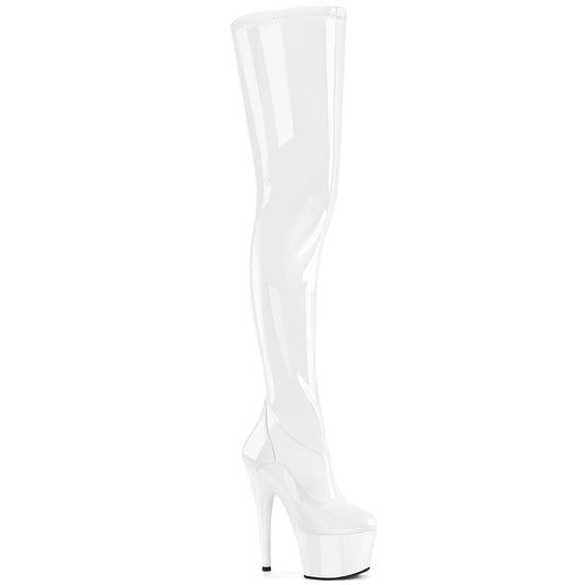 Pleaser   ADORE-4000 wht str pat / wht