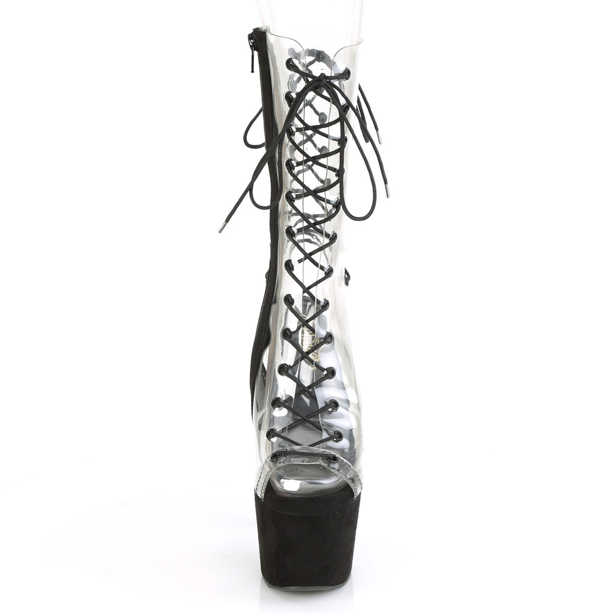 Pleaser Bottines pour femmes ADORE-700-60FS CLR / BLK FAUX SUDE