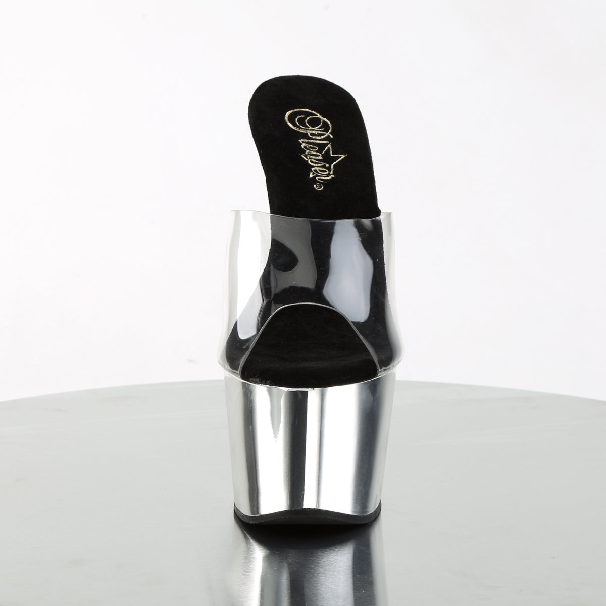 Pleaser Sandales pour femmes ADORE-701 CLR / SLV Chrome