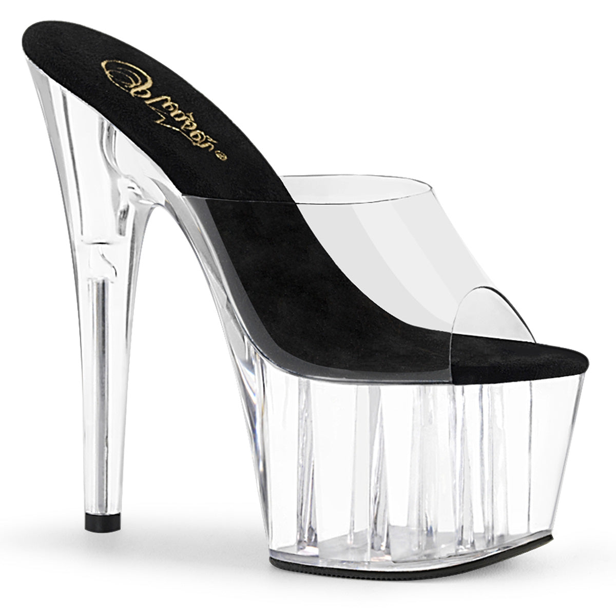 Pleaser Sandales pour femmes ADORE-701 CLR-BLK / CLR