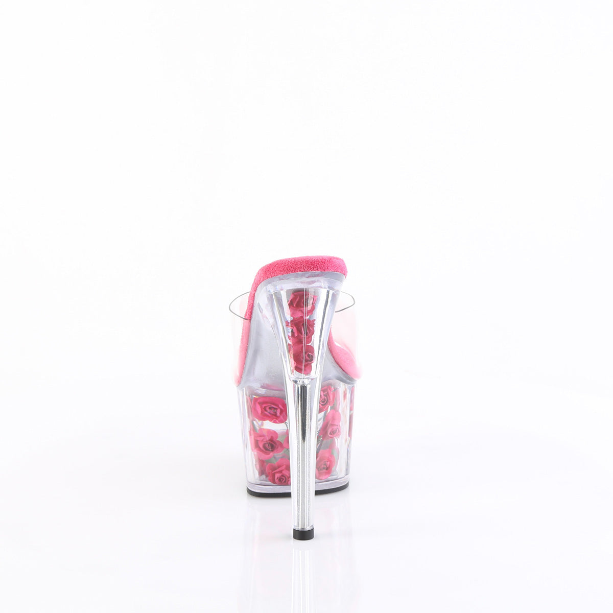 Pleaser Sandales pour femmes ADORE-701fl clr / h. Fleurs roses