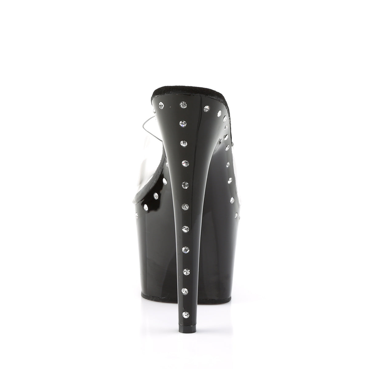 Pleaser Sandales pour femmes ADORE-701Ls CLR / BLK