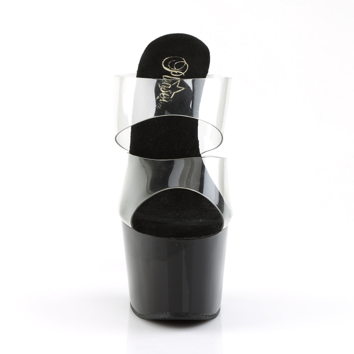 Pleaser Sandales pour femmes ADORE-702 CLR / BLK