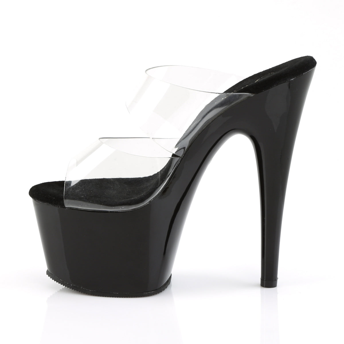 Pleaser Sandales pour femmes ADORE-702 CLR / BLK