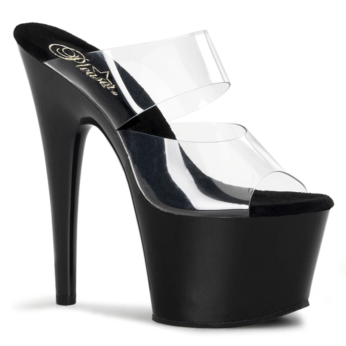 Pleaser Sandales pour femmes ADORE-702 CLR / BLK