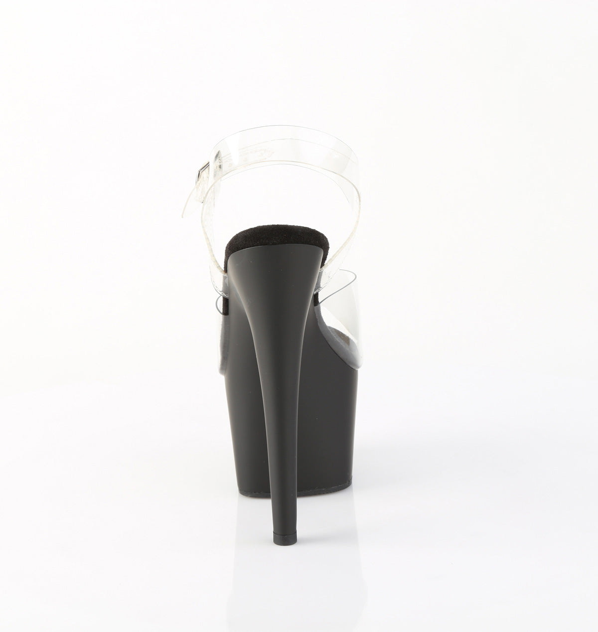 Pleaser Women's Platform Shoes ADORE-708 Clr/Blk Matte