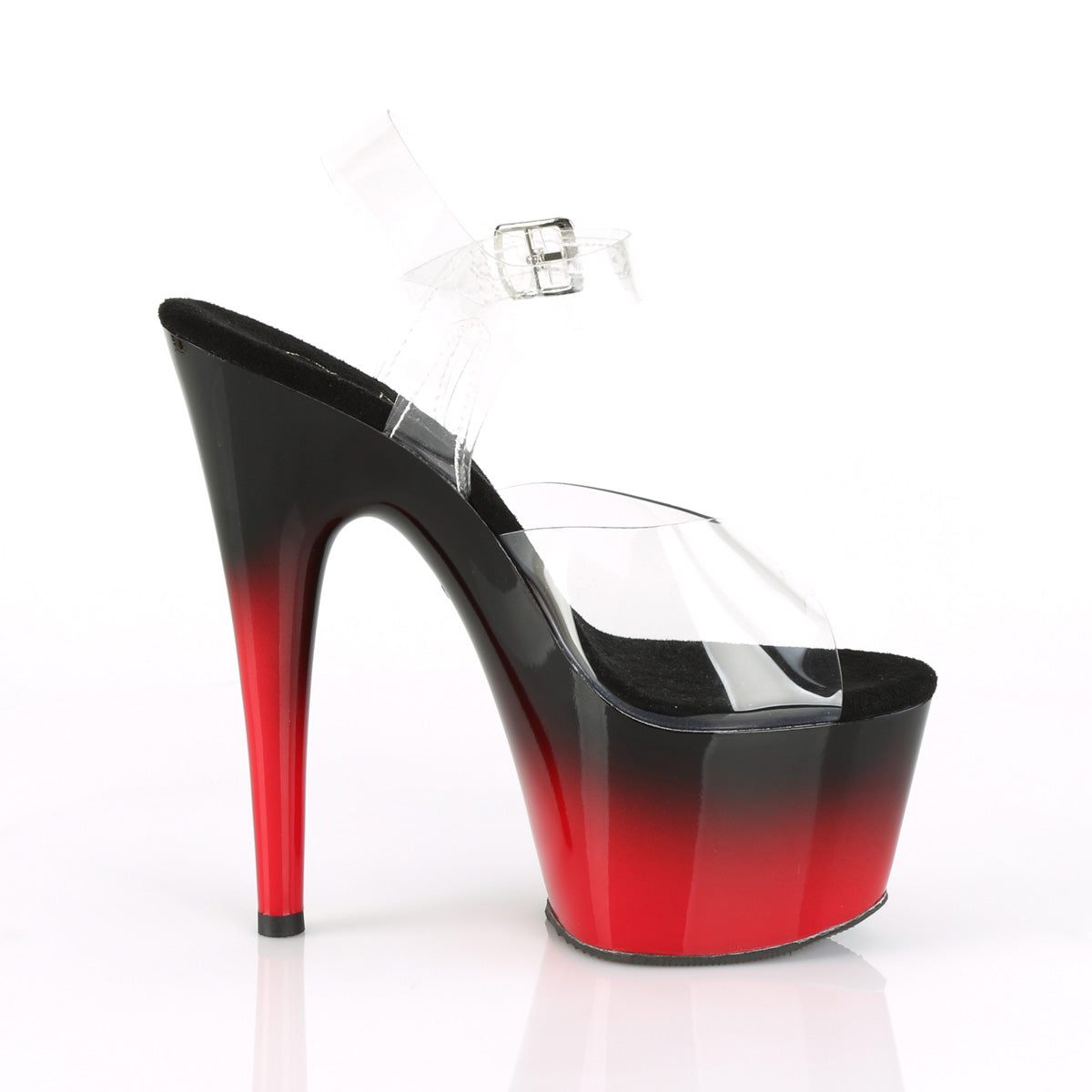 Pleaser Sandales pour femmes ADORE-708br-h CLR / BLK-ROUGE