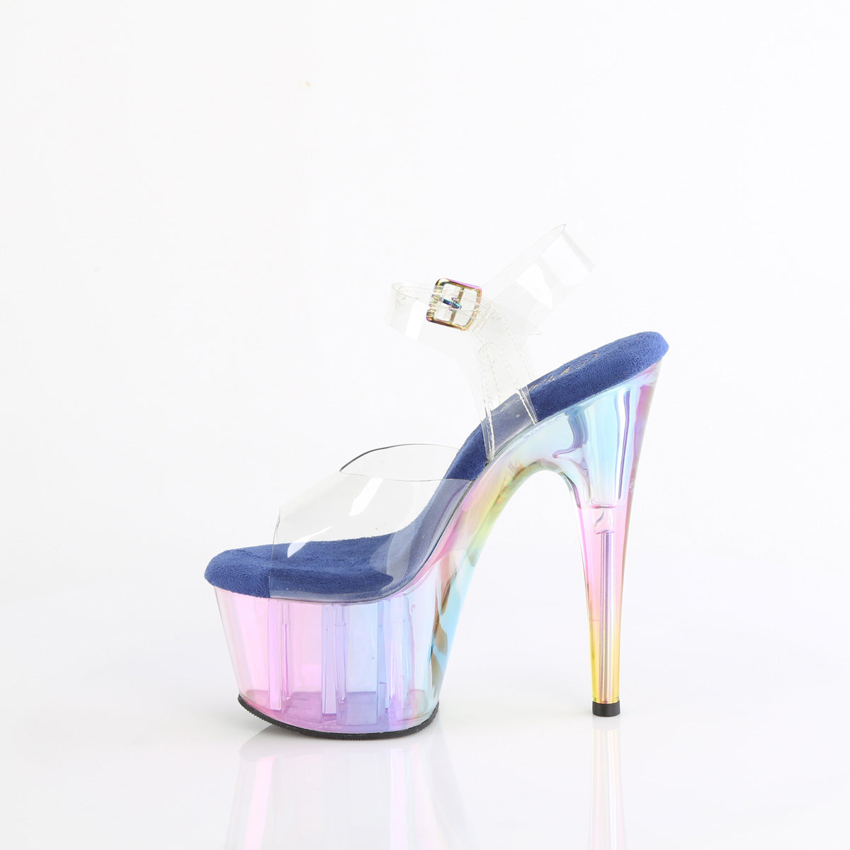 Pleaser ADORE-708HT Clr/Blue Multi Tinted