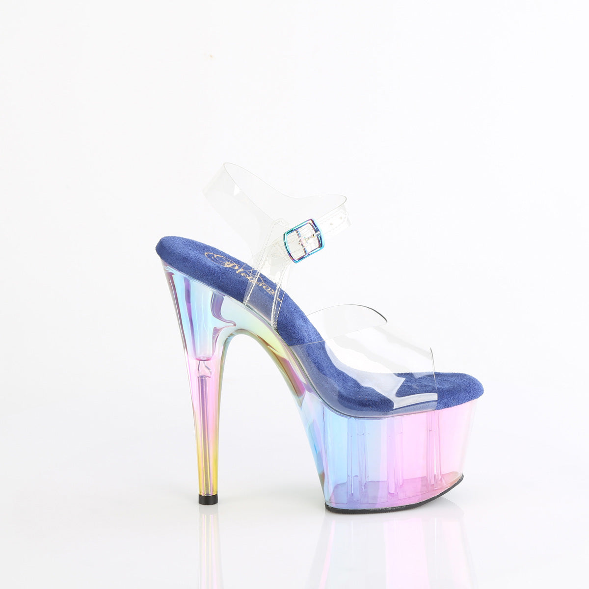 Pleaser ADORE-708HT Clr/Blue Multi Tinted