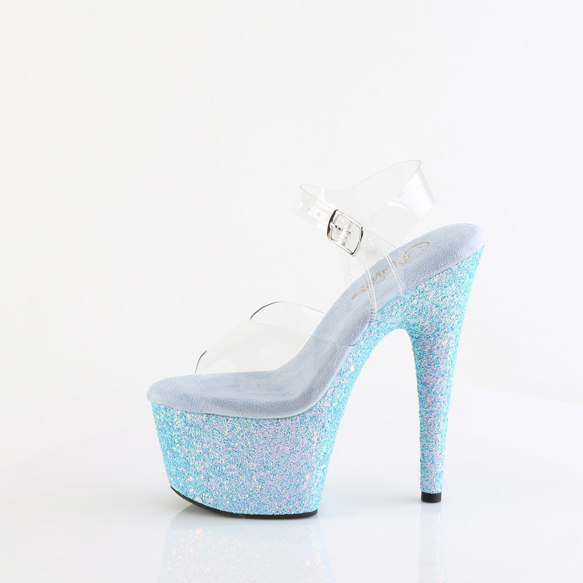 Pleaser ADORE-708LG CLR / B. Paillette bleue