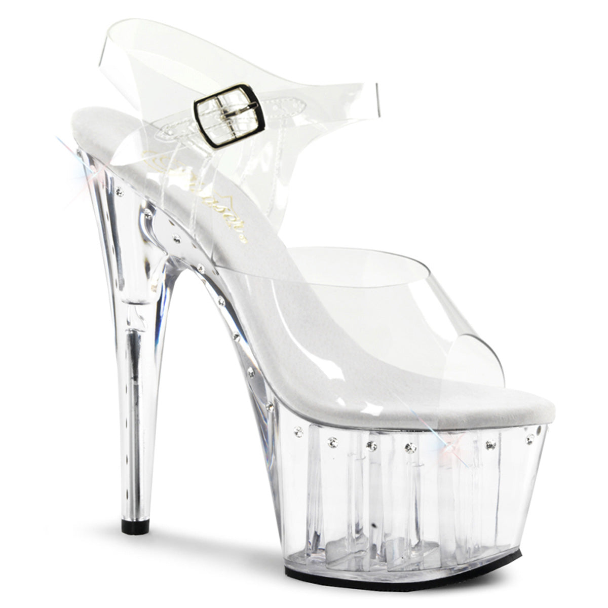 Pleaser Sandales pour femmes ADORE-708LS CLR / CLR