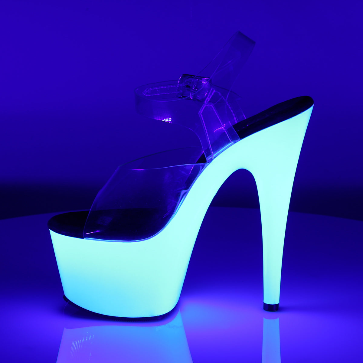 Pleaser Sandales pour femmes ADORE-708udu CLR / NEON WHT