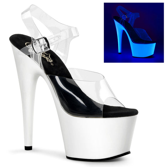 Pleaser Sandales pour femmes ADORE-708udu CLR / NEON WHT