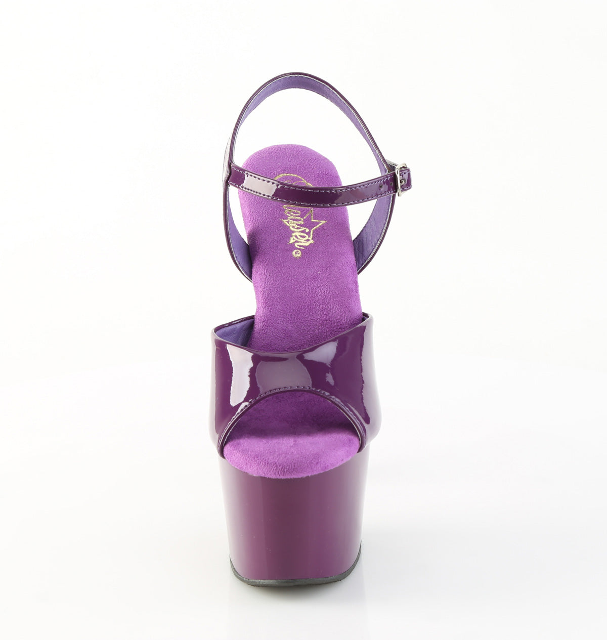 Pleaser Women's Platform Shoes ADORE-709 Purple Pat/Purple