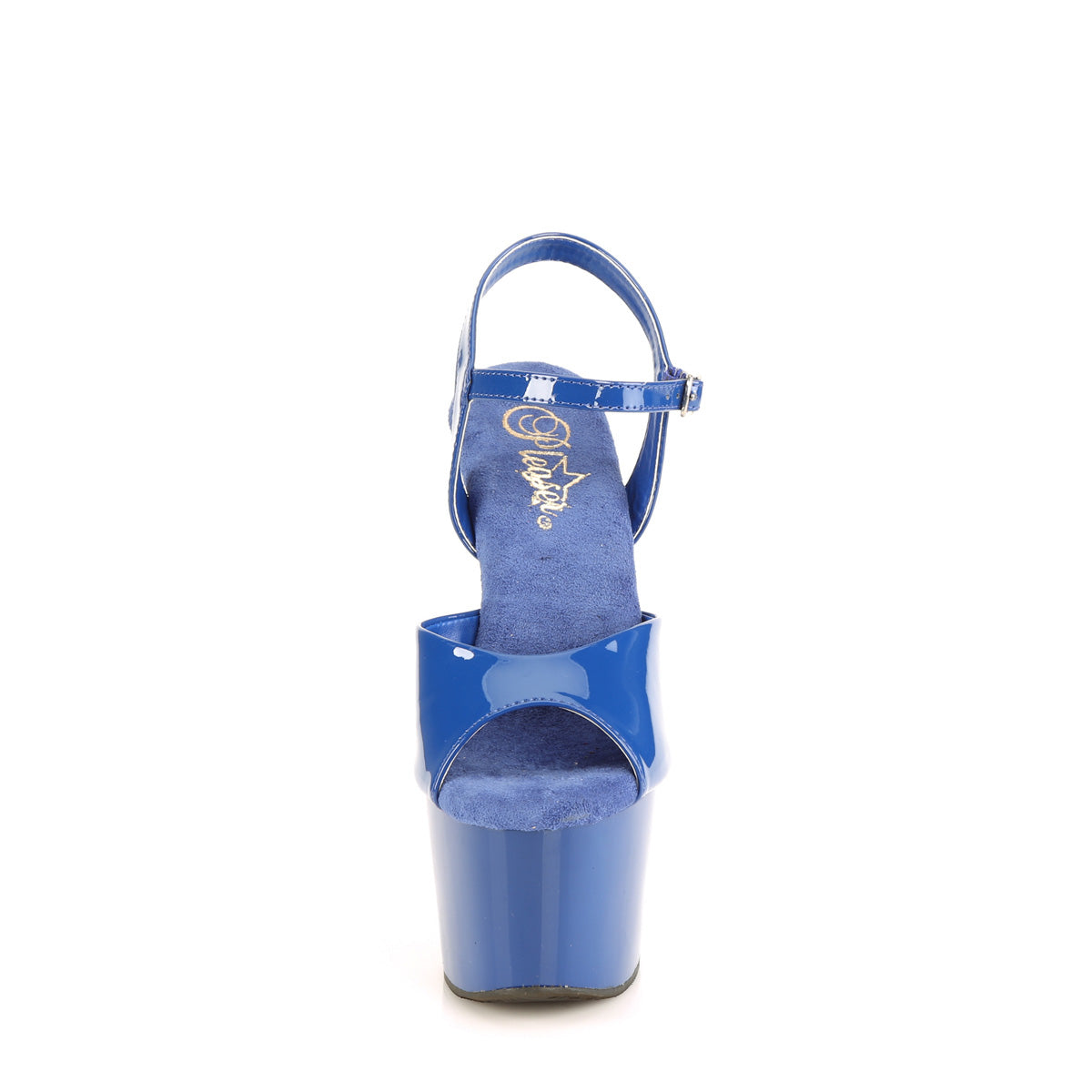 Pleaser Sandals ADORE-709 Royal Blue Pat/Royal Blue