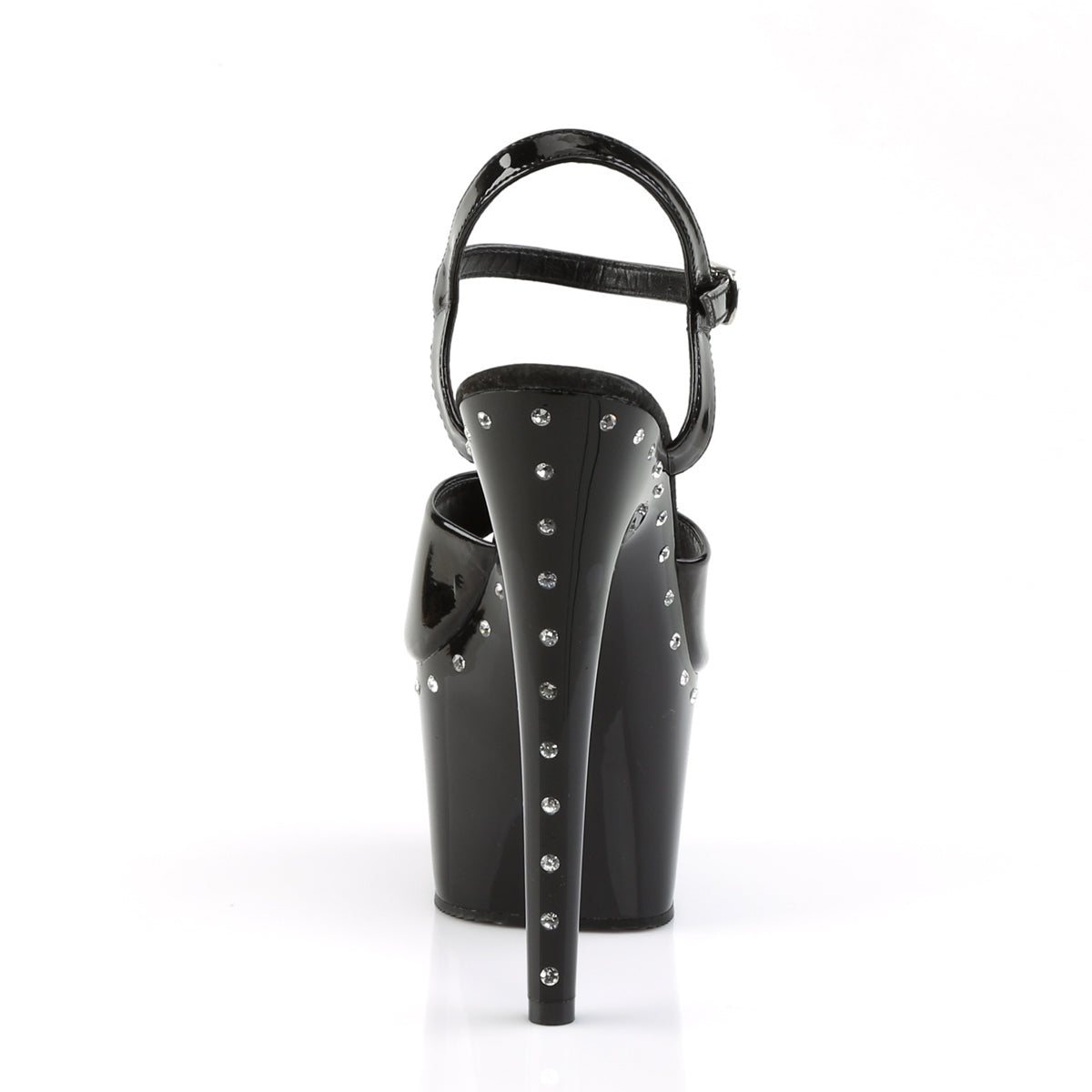 Pleaser Sandales pour femmes ADORE-709LS blk / blk